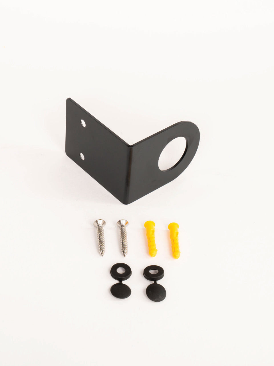 Wandhalterung zum Kleben oder Schrauben - Schwarz