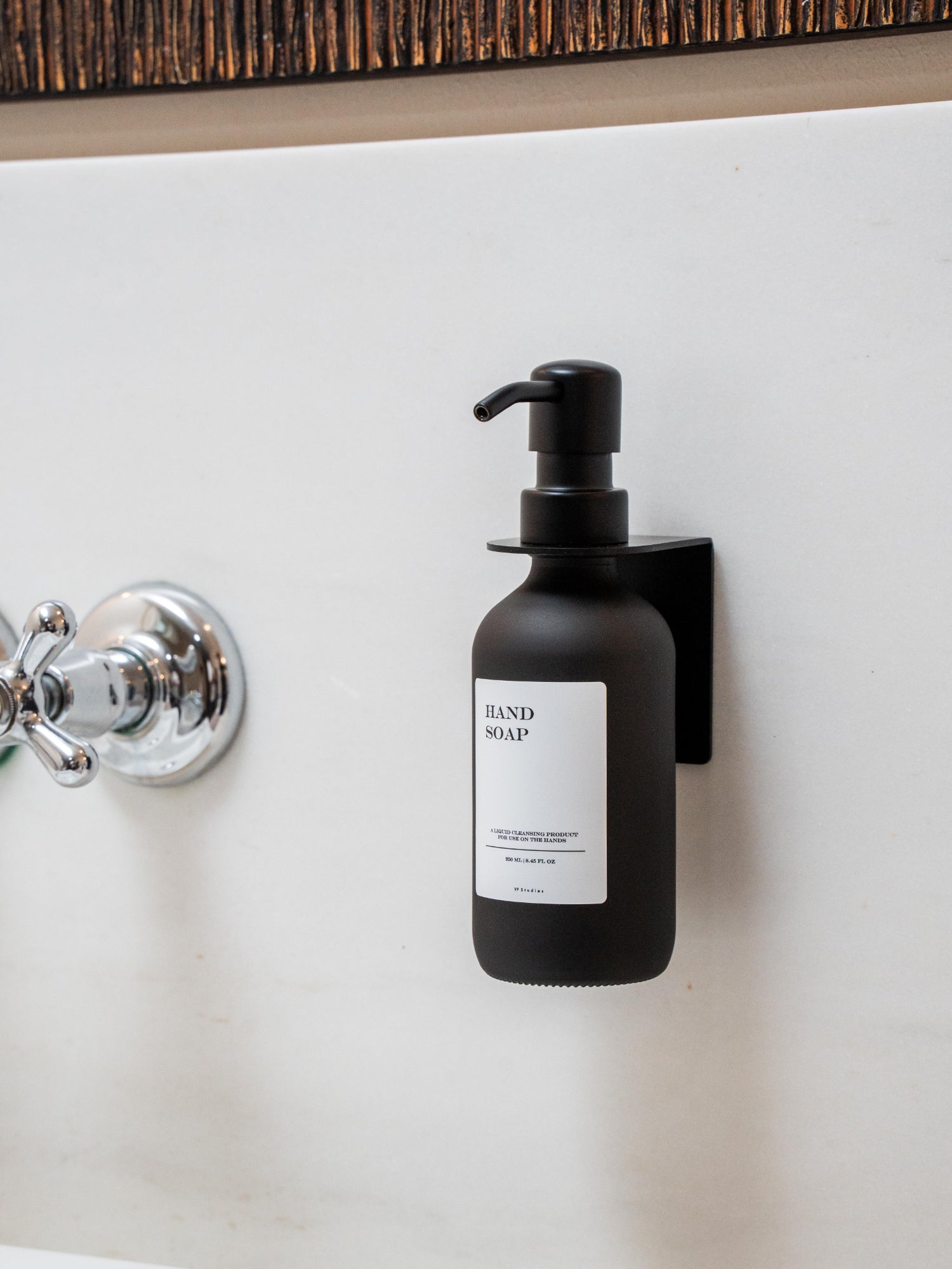 Single Set "Seifenspender" - Schwarz - Glas