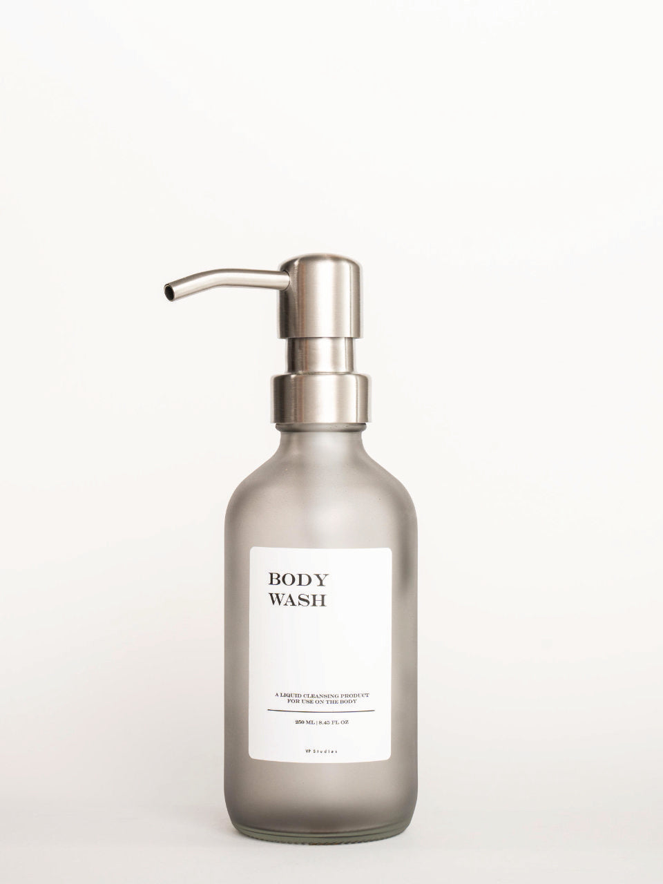 250ml Seifenspender - Grau - Glas