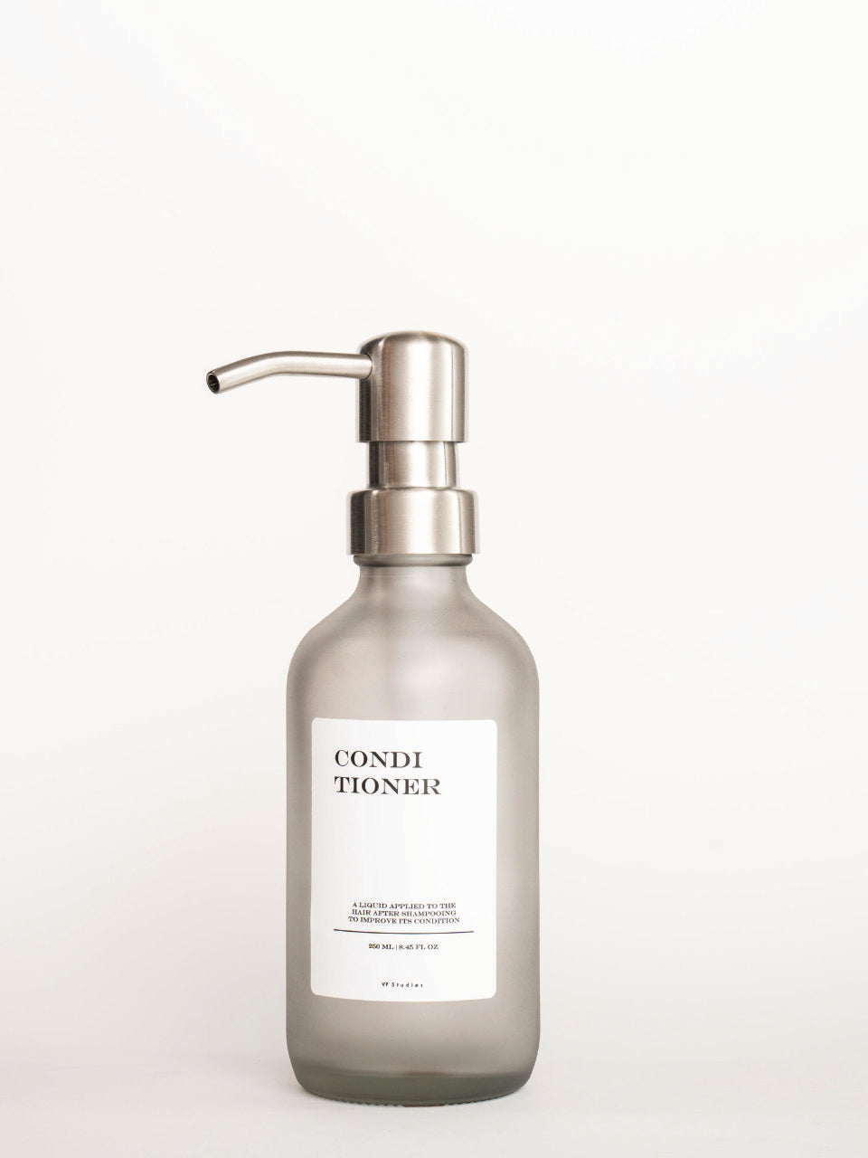 250ml Seifenspender - Grau - Glas