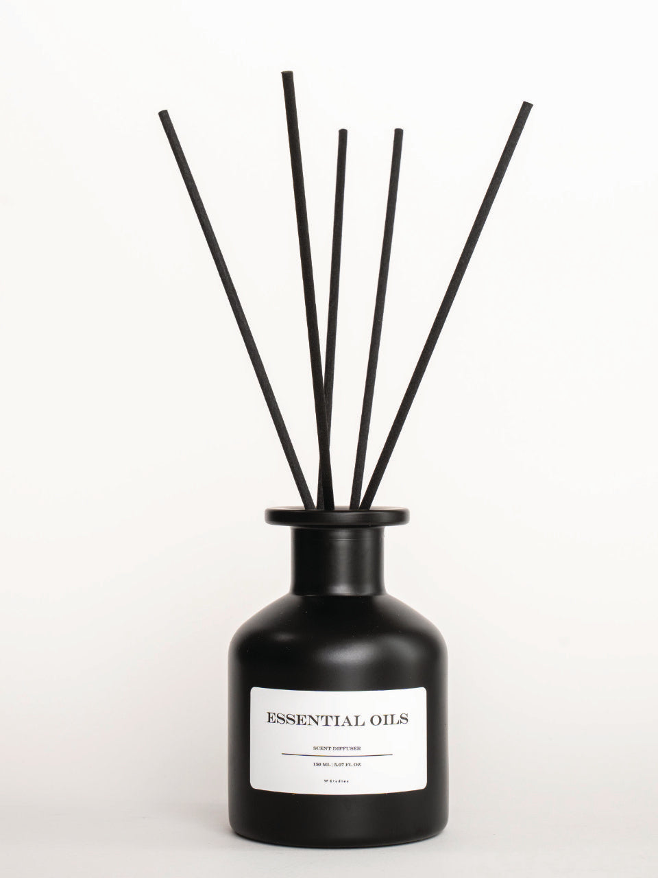 150ml Raumduft - Schwarz - Glas