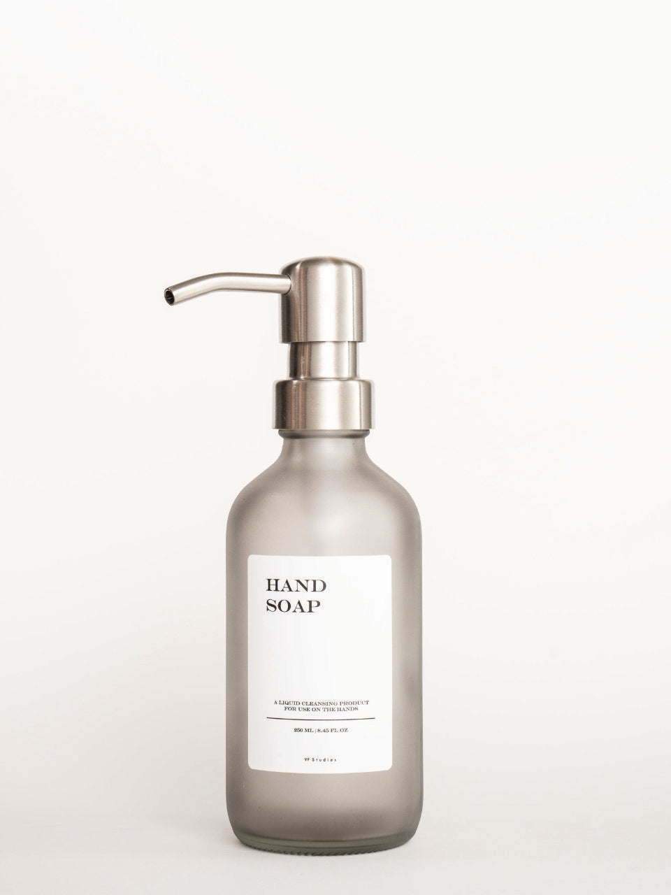 250ml Seifenspender - Grau - Glas