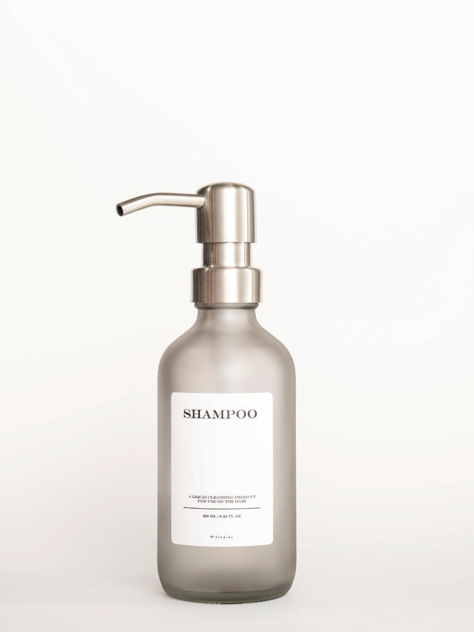 250ml Seifenspender - Grau - Glas